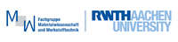 Fachgruppe für Materialwissenschaft und Werkstofftechnik (MuW) | RWTH Aachen - Logo